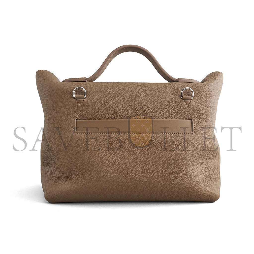 H**mes 24/24 29 clemence beige de weimar palladium hardware h075241cpat (29*24*15cm)